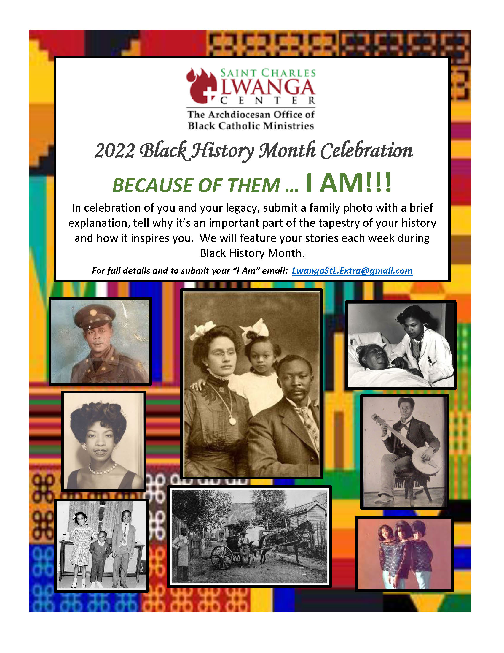Flyer - SCLC 2022 Black History Month  Project - I AM (1)